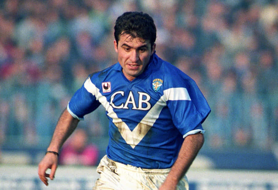 Gheorghe Hagi Brescia Fc Jersey Wallpaper