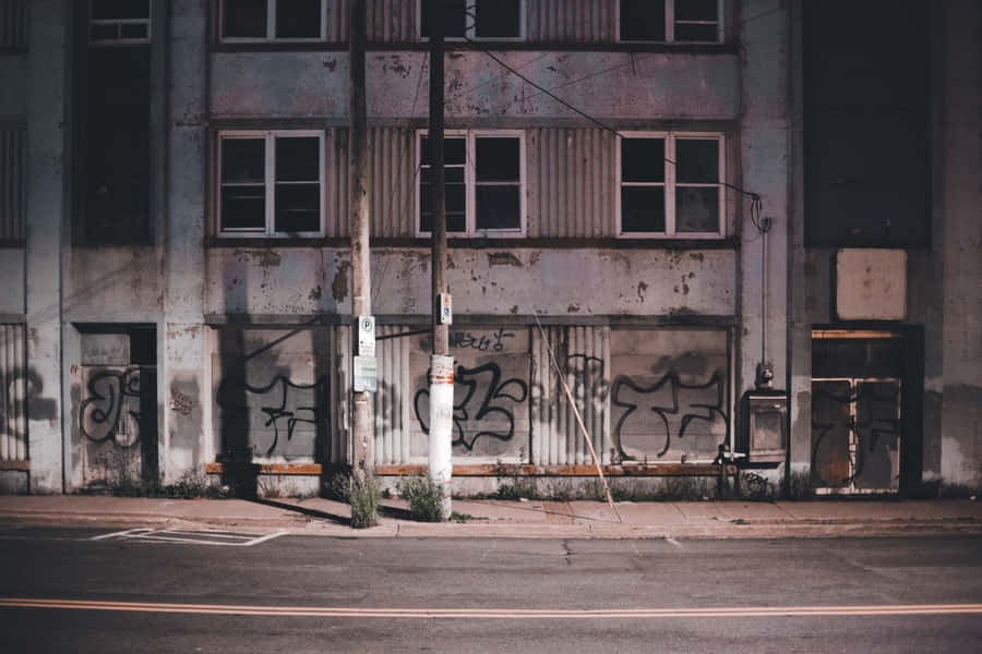 Ghetto Hood Graffiti Front Wallpaper