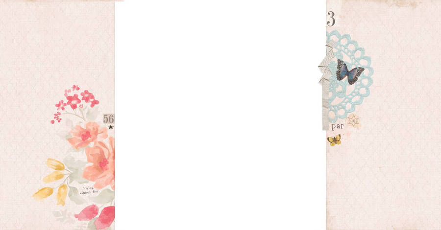 Girly Blogging Backdrop Wallpaper