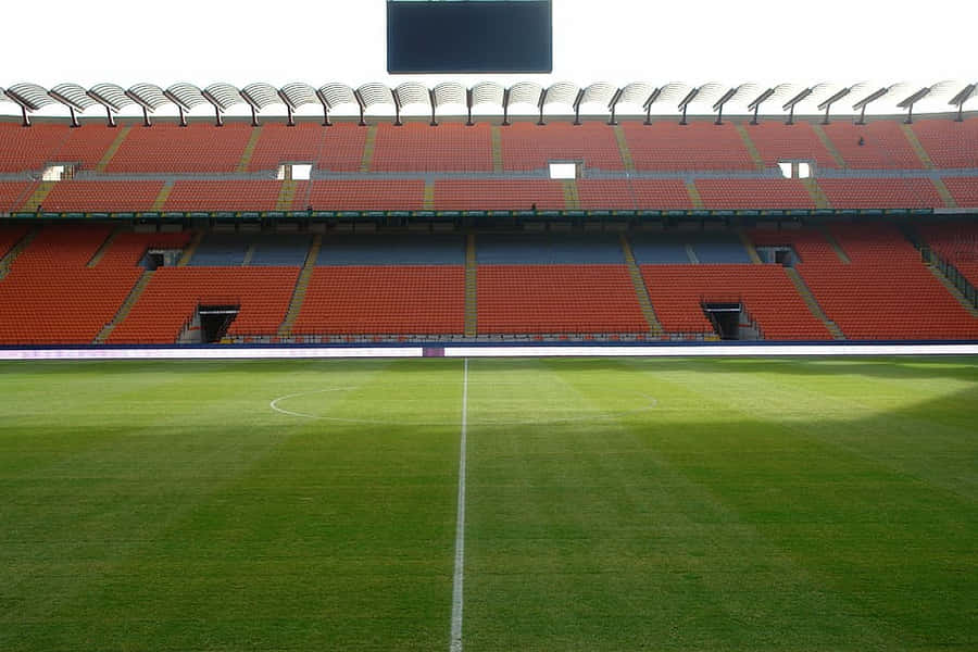 Giuseppe Meazza Stadium Interior View Wallpaper