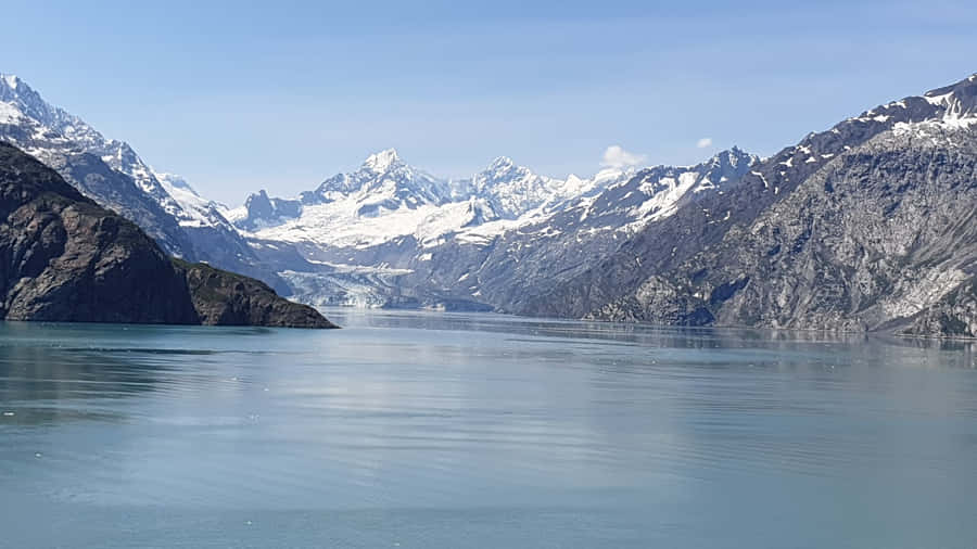 Glacier Bay National Park Snowy Mountain Ranges Wallpaper
