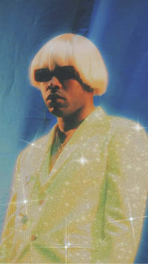 Glittery Tyler The Creator Pfp Wallpaper