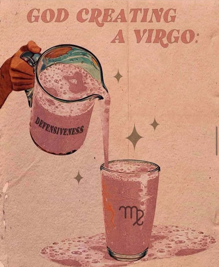 God Creating A Virgo Aesthetic Wallpaper