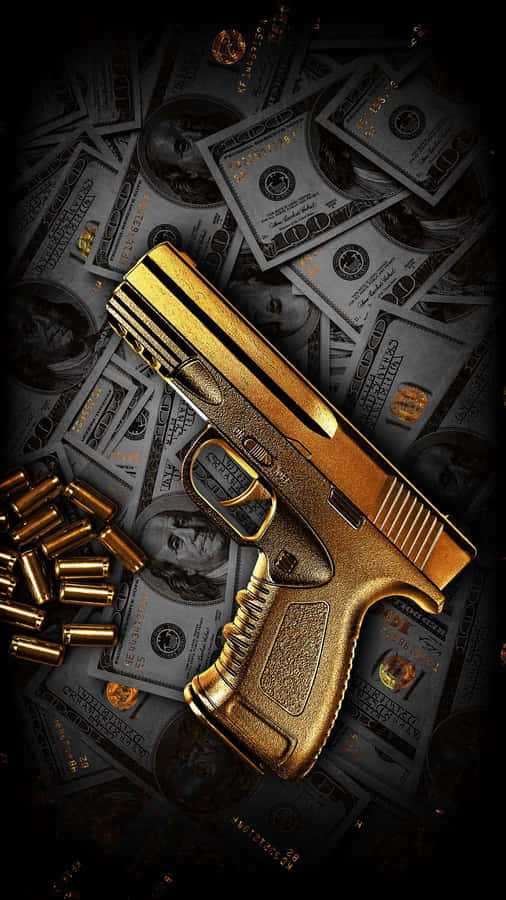 Golden Gun Mafia Iphone Wallpaper