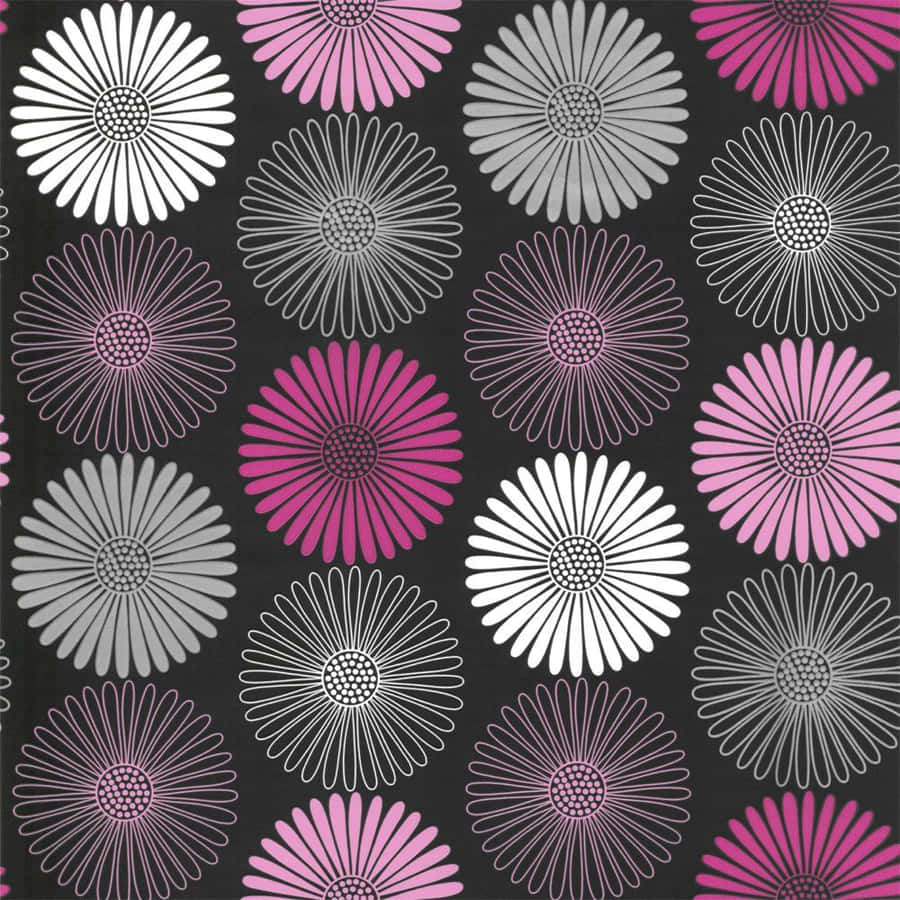 Gray And Pink Hues Added To Any Room Wallpaper