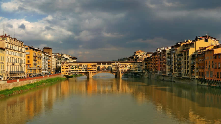 Greek Continental Ponte Vecchio Wallpaper