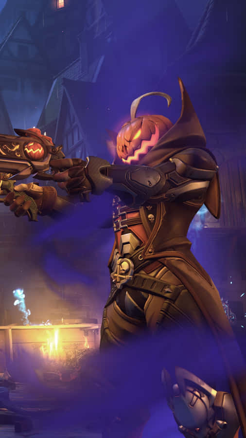 Halloween_ Pumpkin_ Head_ Character_ Artwork Wallpaper