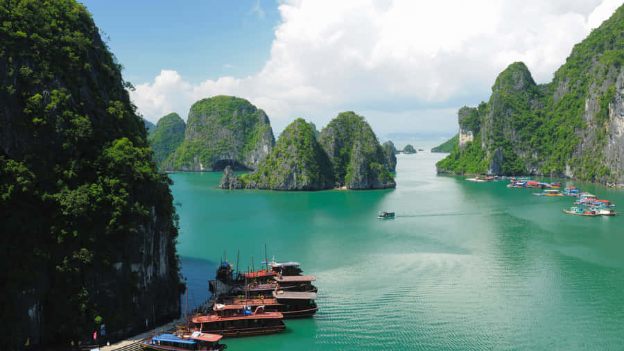 Halong Bay Vietnam's Treasure Wallpaper