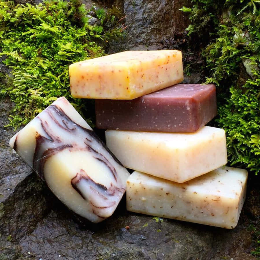 Handcrafted Orchid Soap Bar Wallpaper