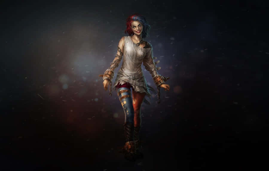 Harley Quinn In Arkham City Wallpaper
