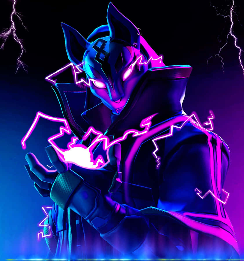 Harness Your Power And Join The Fight With Fortnite Purple Wallpaper
