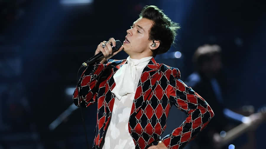 Harry Styles On The Laptop Wallpaper