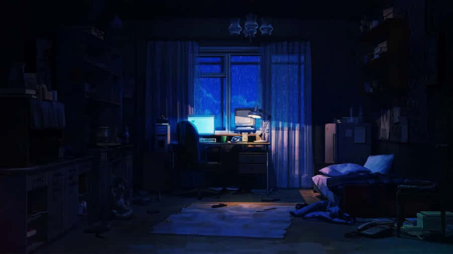 Have A Moment Of Peace In The Lo-fi Room Wallpaper