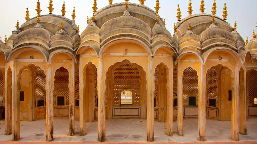 Hawa Mahal In Amer Fort Wallpaper