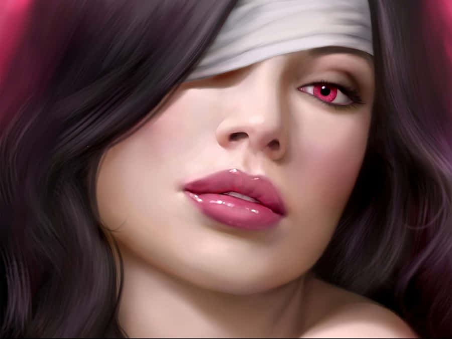 Hd Women With Bandage Wallpaper