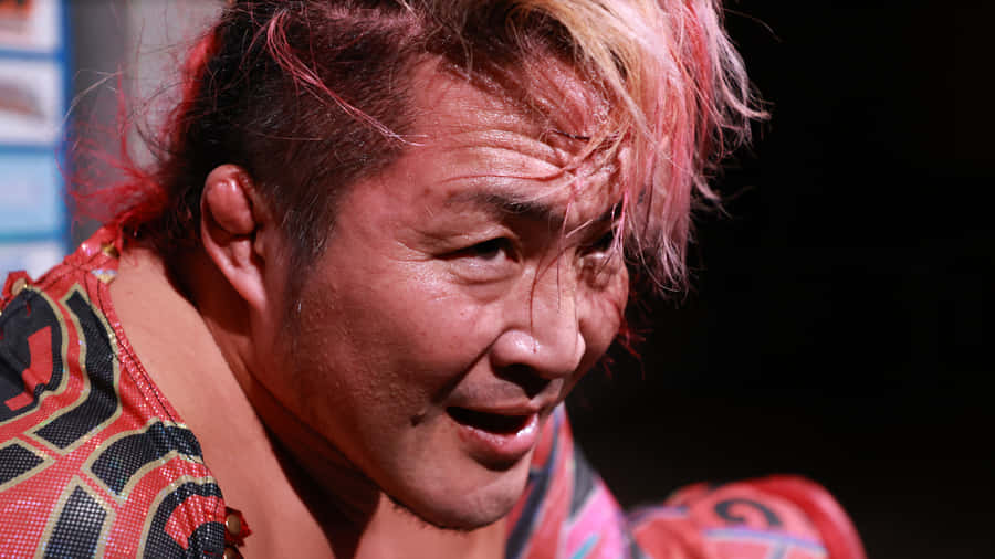 Hiroshi Tanahashi In Action Wallpaper