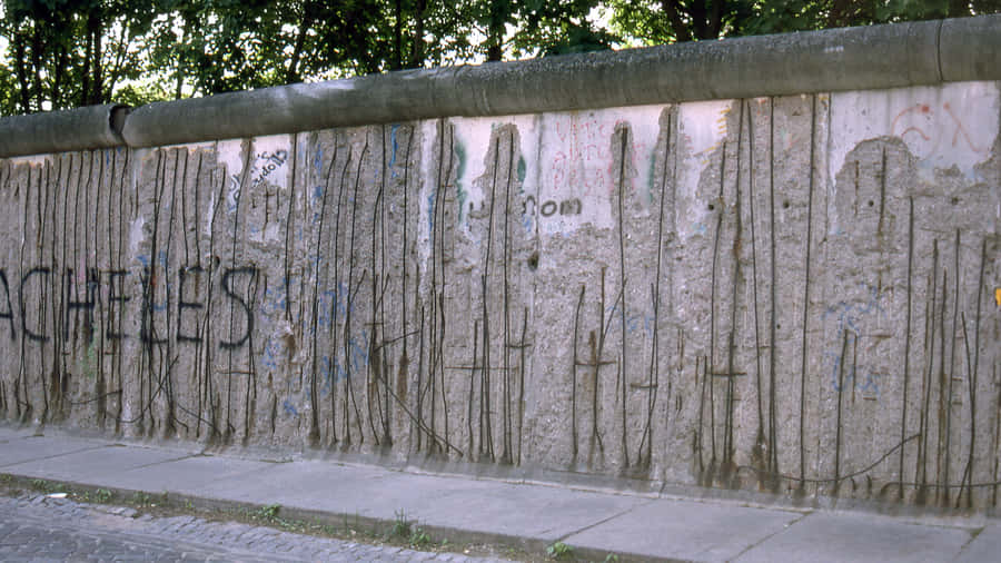 Historic Remains Of The Berlin Wall, Berlin, Germany Wallpaper