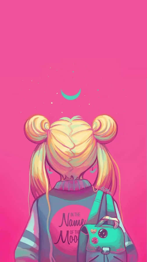Hot Pink Sailor Moon Pfp Wallpaper