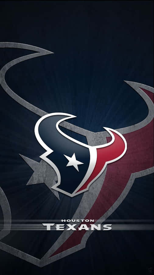 Houston Texans Logo On A Grunge Star Background Wallpaper