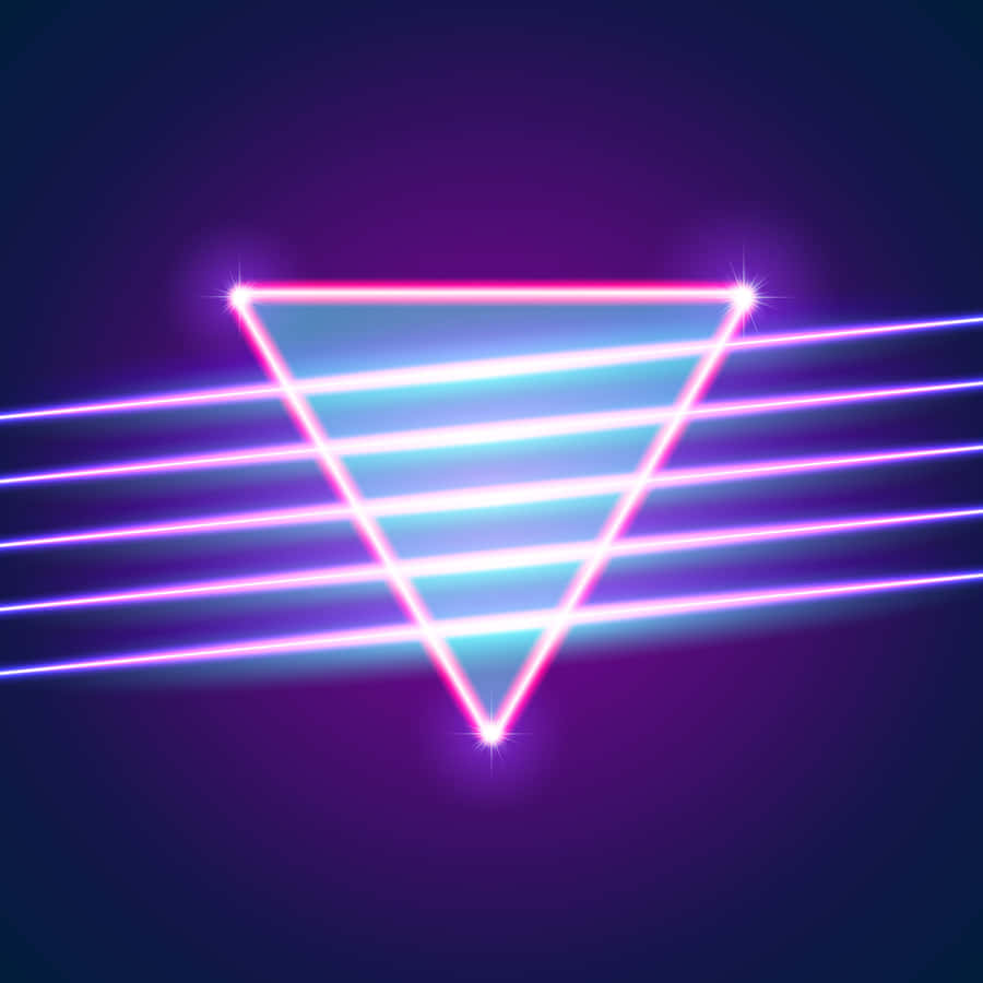Ignite The Excitement Of The '80s With The Vibrant Colors Of A Neon Evening Wallpaper