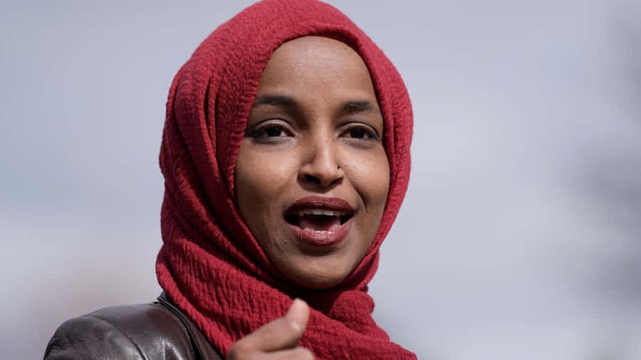 Ilhan Omar Mid-speech Wallpaper
