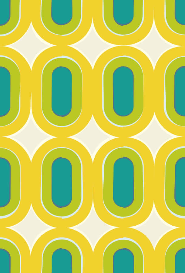 Immerse Yourself In A Classic 70s Aesthetic With This Vibrant Desktop Wallpaper Wallpaper