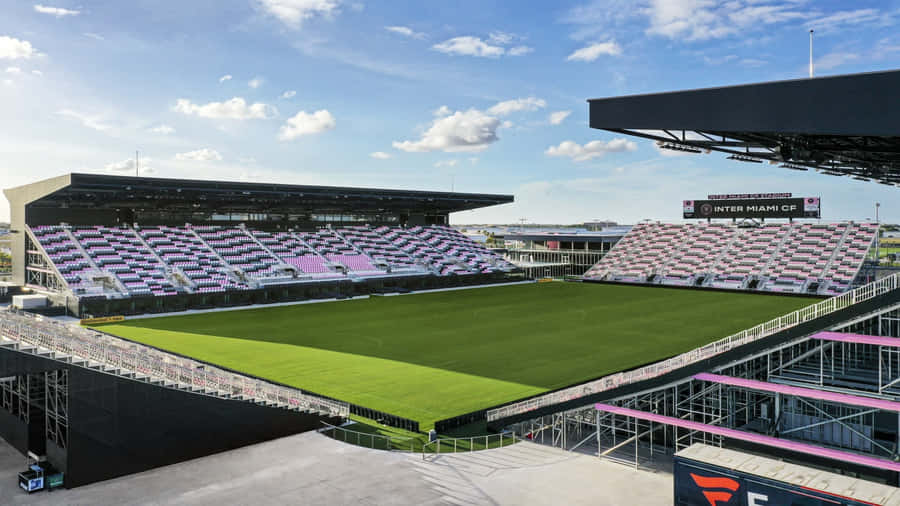 Inter Miami Fc Home Pitch Drv Pnk Stadium Wide Shot Wallpaper