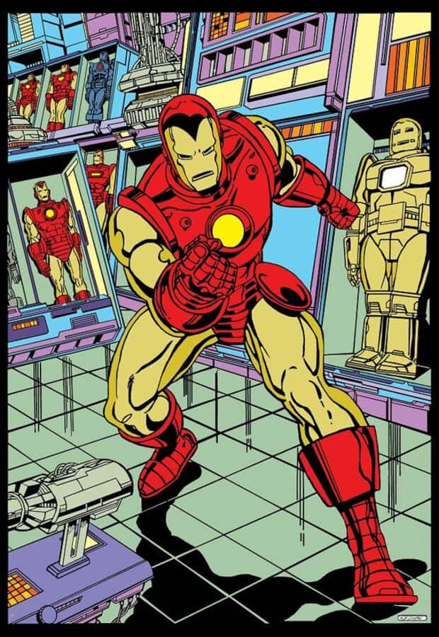 Iron Man Breaks Out Of The Chains Of Limitation Wallpaper