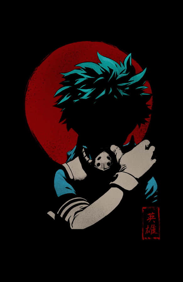 Izuku Midoriya Shines Brightly In My Hero Academia Wallpaper