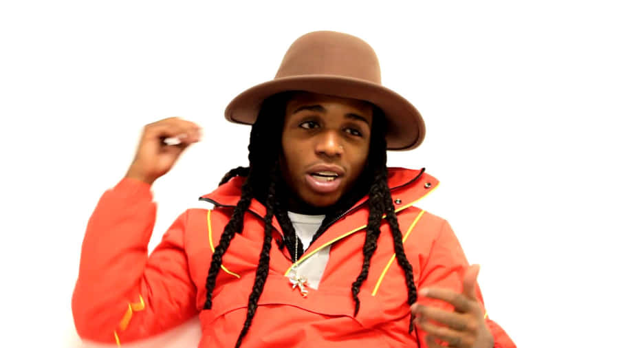 Jacquees Orange Jacket Wallpaper