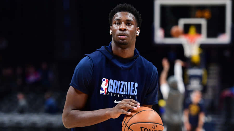 Jaren Jackson Jr. Nba Practice Wallpaper