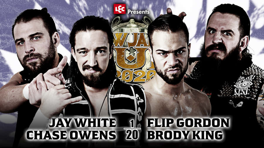 Jay White With Chase Owens Tag Team Duo Wallpaper