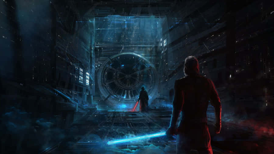 Jedi Warriors In Action Wallpaper