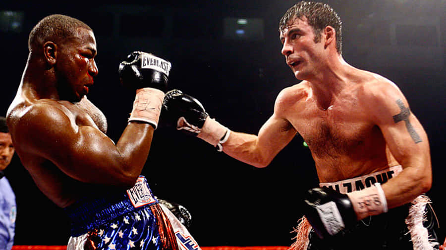 Joe Calzaghe Uppercuts Jeff Lacy Wallpaper