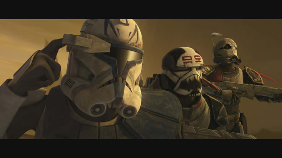 Join The Bad Batch In An Epic Expedition! Wallpaper