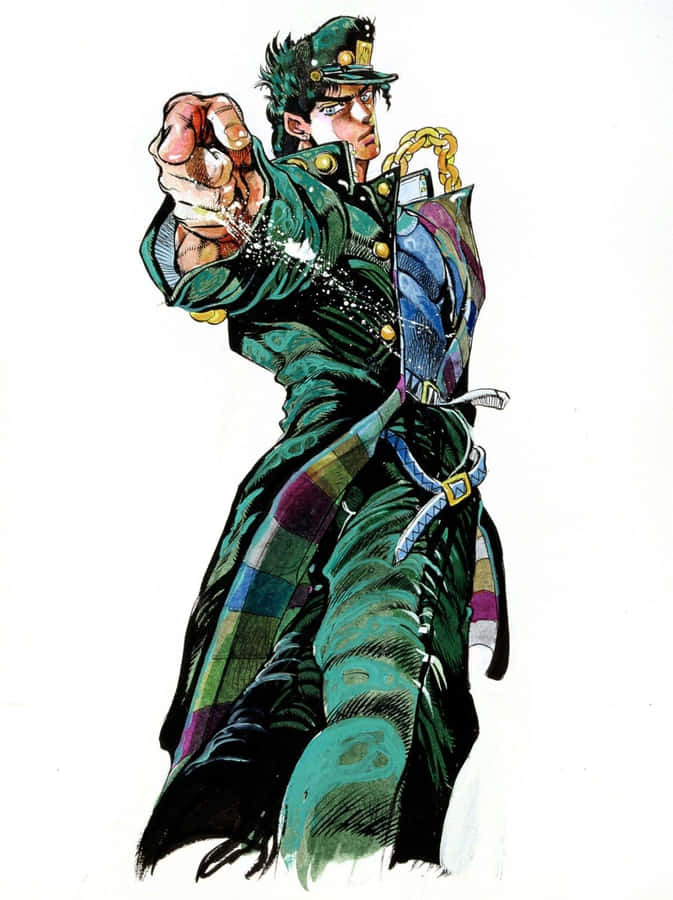 Jojos Bizarre Adventure Iphone Jotaro Kujo Wallpaper