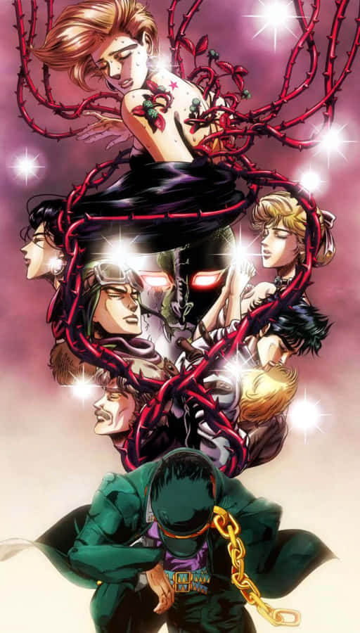Jojos Bizarre Adventure Iphone Jotaro Opening Wallpaper