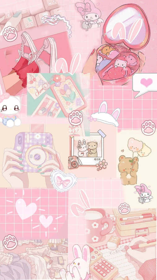 Kawaii Collage Aesthetic Wallpaper Wallpaper