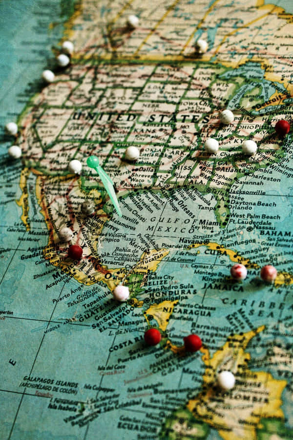 Keep The World At Your Fingertips With A Travel Iphone Wallpaper