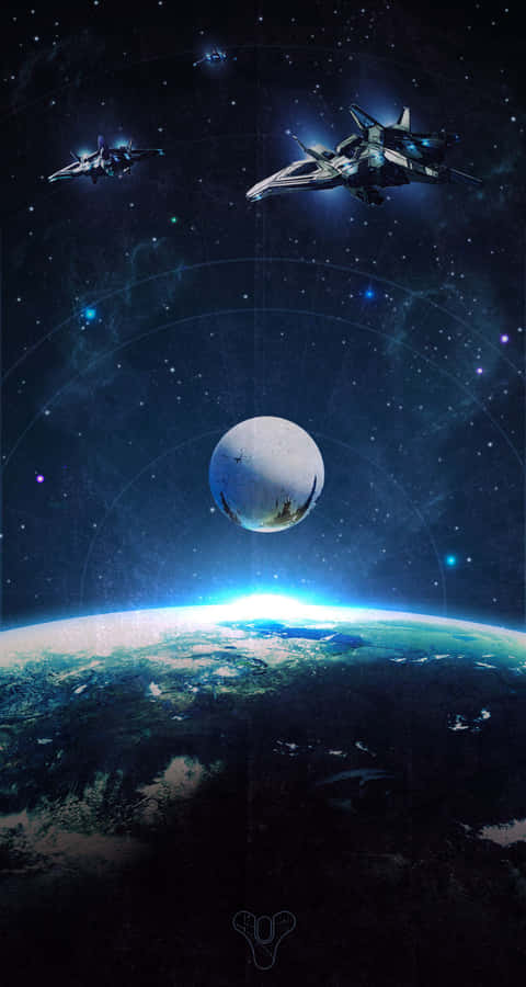 Keepsafe Your Secrets With The Custom Destiny 2 Phone Wallpaper Wallpaper