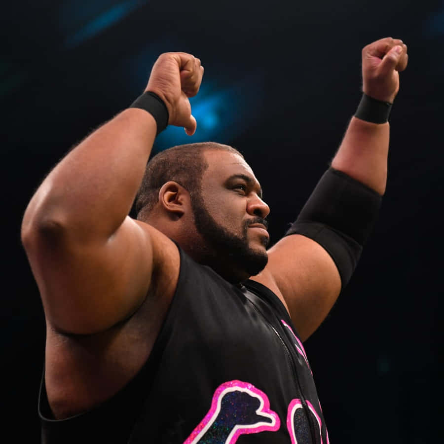 Keith Lee Aew Match Happy Win Wallpaper