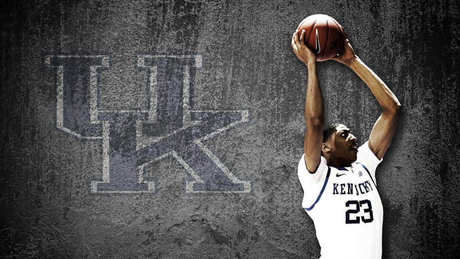 Kentucky Wildcats Basketball Player In Action Wallpaper