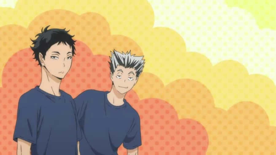 Ktar Bokuto With Keiji Akaashi Wallpaper
