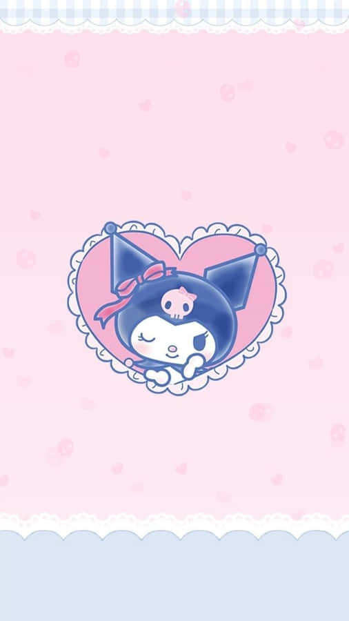 Kuromi Iphone Cute Heart Wallpaper