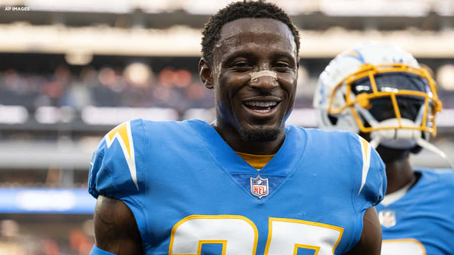 La Chargers Cornerback Jc Jackson Medium Angle Portrait Wallpaper
