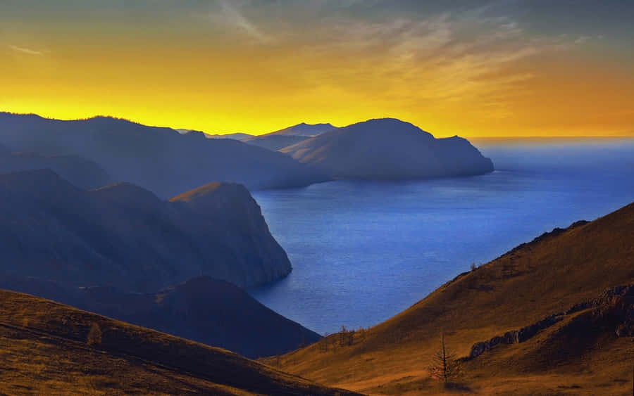 Lake Baikal Sunset Wallpaper
