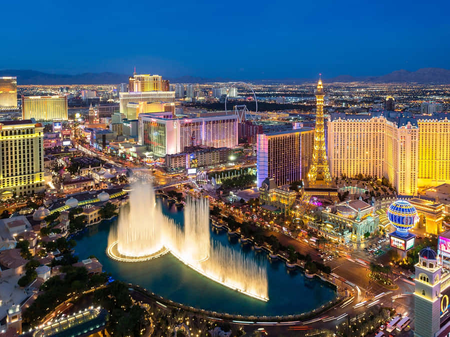 Las Vegas At Night Wallpaper