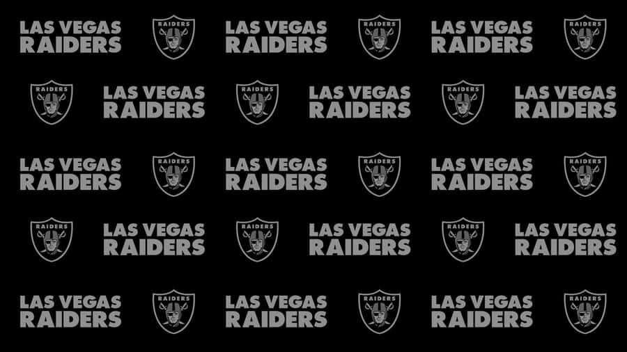 Las Vegas Raiders Logo Pattern Wallpaper