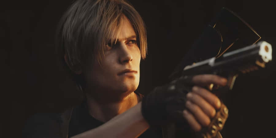 Leon Kennedy Resident Evil2 Remake Wallpaper