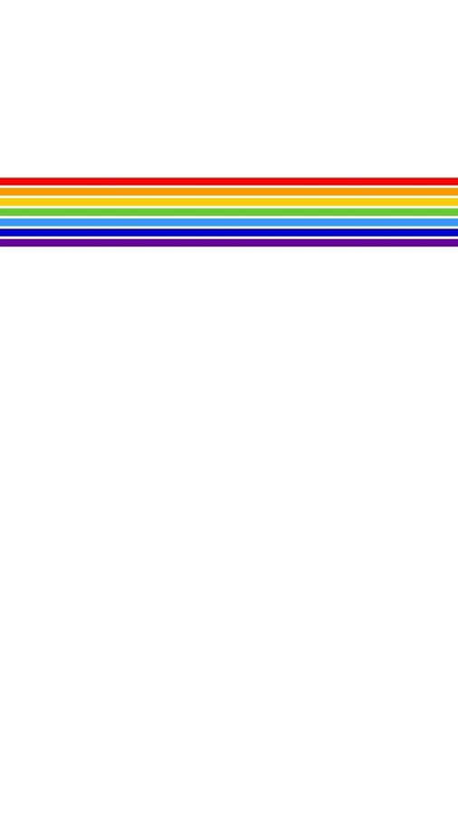 Lgbt Pride Rainbow Stripe Iphone Wallpaper
